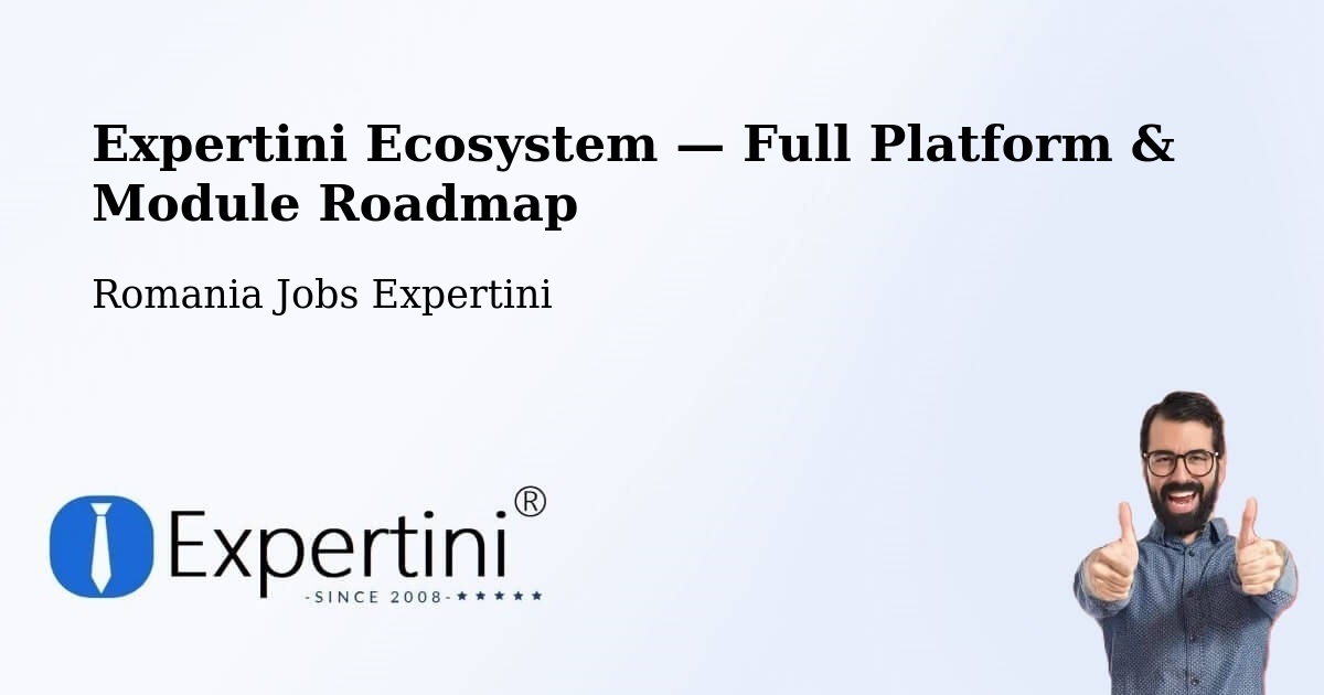 Expertini Ecosystem — Full Platform & Module Roadmap – Mal